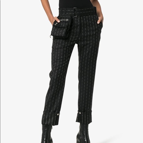 Alix ‘Eliza’ Pinstripe Wool Trousers - Picture 1 of 9